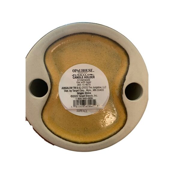 Set of 3 Opalhouse Jungalow Stoneware Candleholder. - Picture 5 of 6